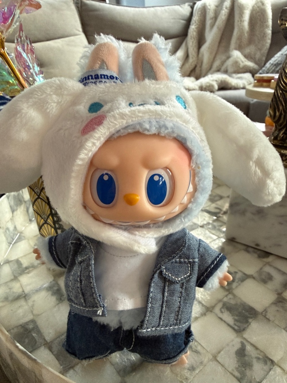 THE MONSTERS X Hello Kitty and Friends Series- Vinyl Plush Pendant Box